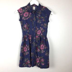 Arizona | Girls Floral Button Up Dress W/Pockets